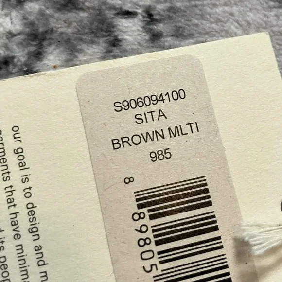 Mara Hoffman Swimwear Bottom‎ Womens Size XS Sita Brown Multicolor Tie Waist